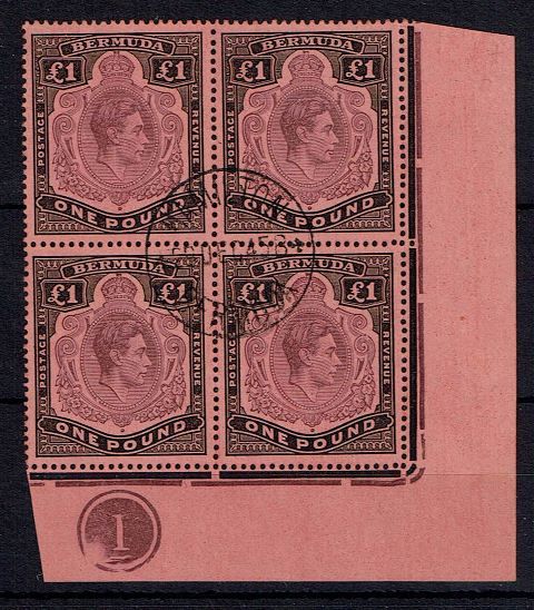 Image of Bermuda SG 121b/121be G/FU British Commonwealth Stamp